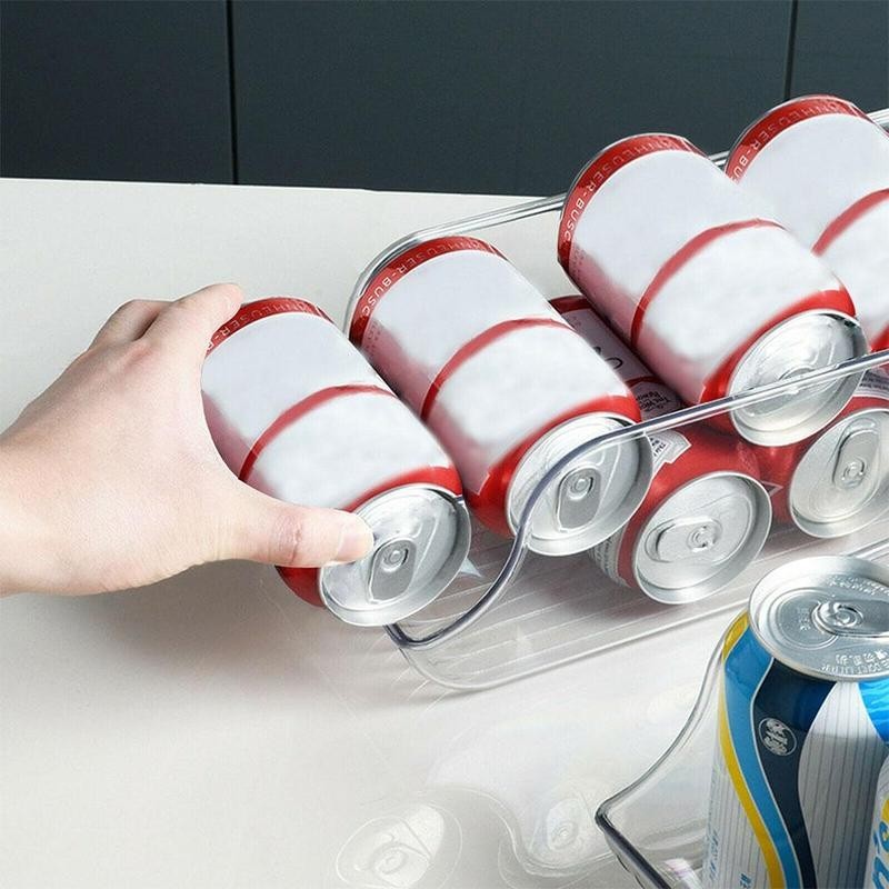 Transparent Beverage Organizer For Kitchen